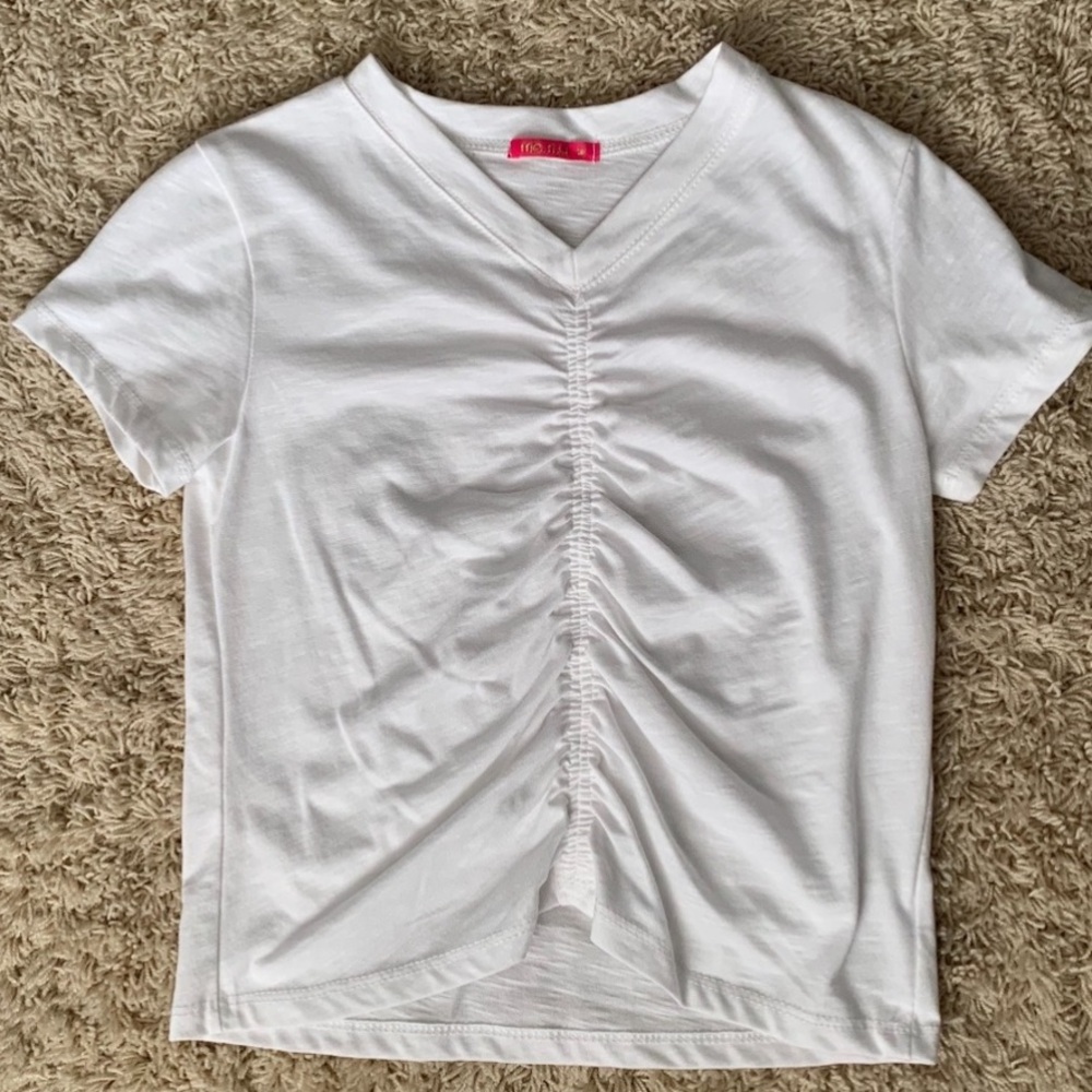 Me.n.u short sleeve girls b neck top Size 10/12